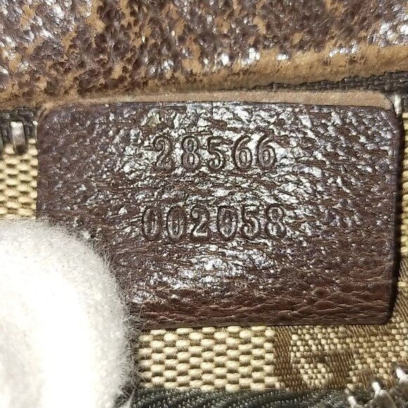 617305AQ (C4) Gucci Waist Bag Brown PVC - Picture 8 of 9